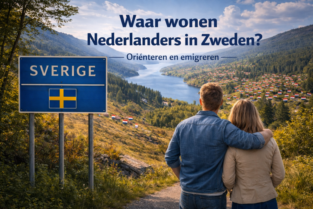 Waar wonen Nederlanders in Zweden?