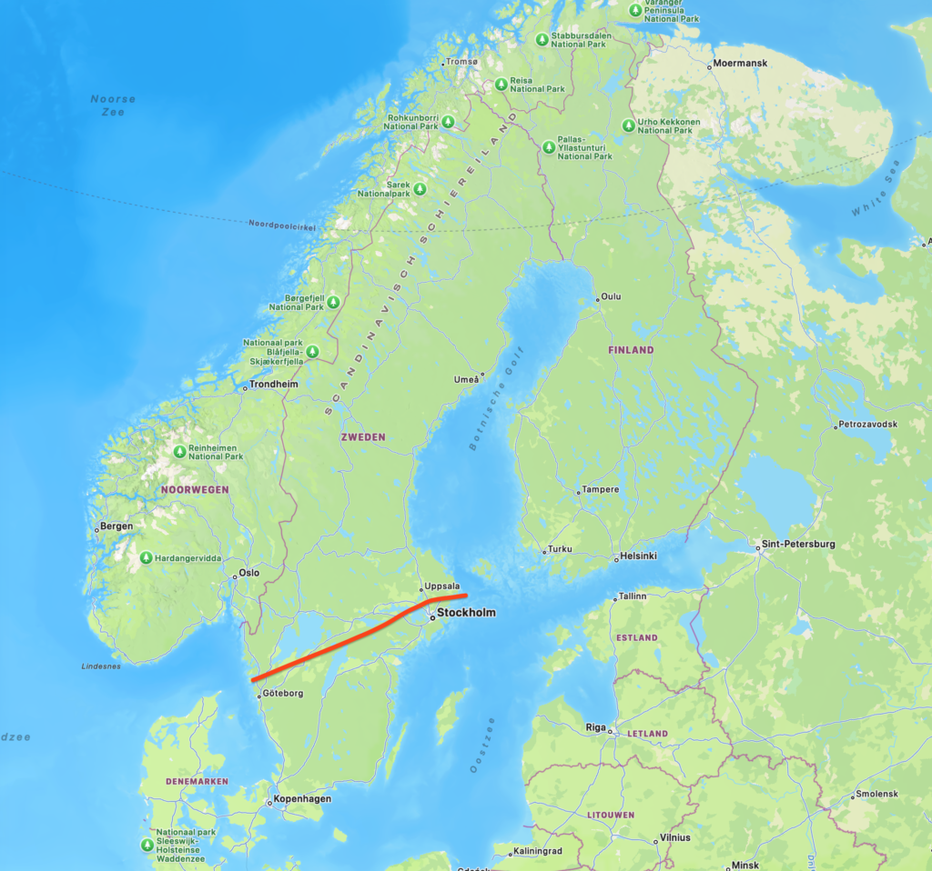 Waar in Zweden wonen Nederlanders? Verdeling Zweden Zuid en Noord